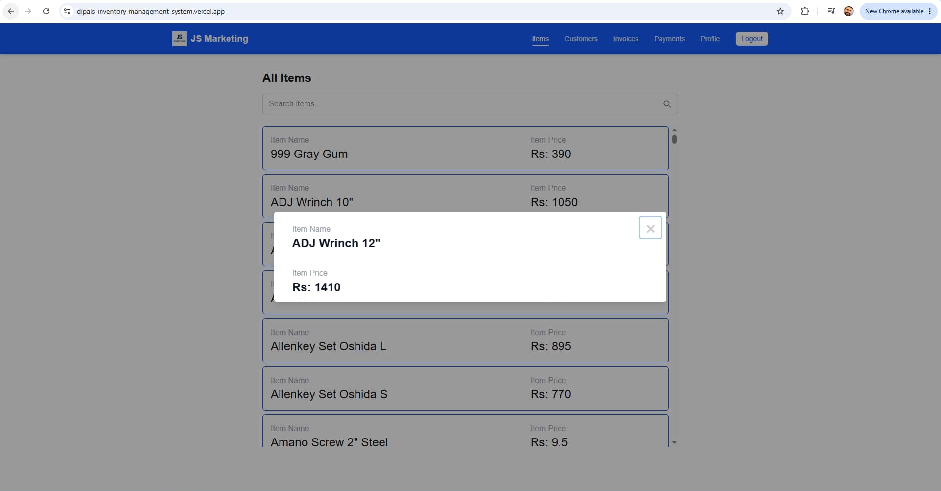 Sales, Inventory and Invoicing Management System screenshot 6