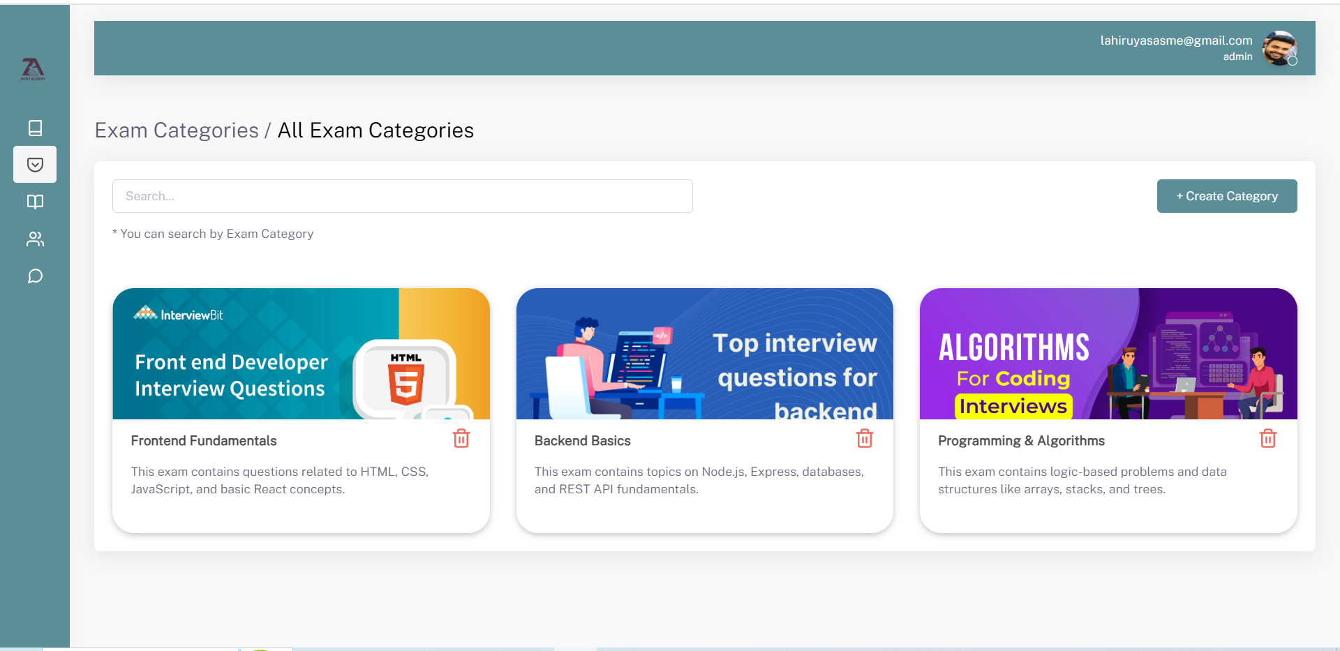 Learning Material System