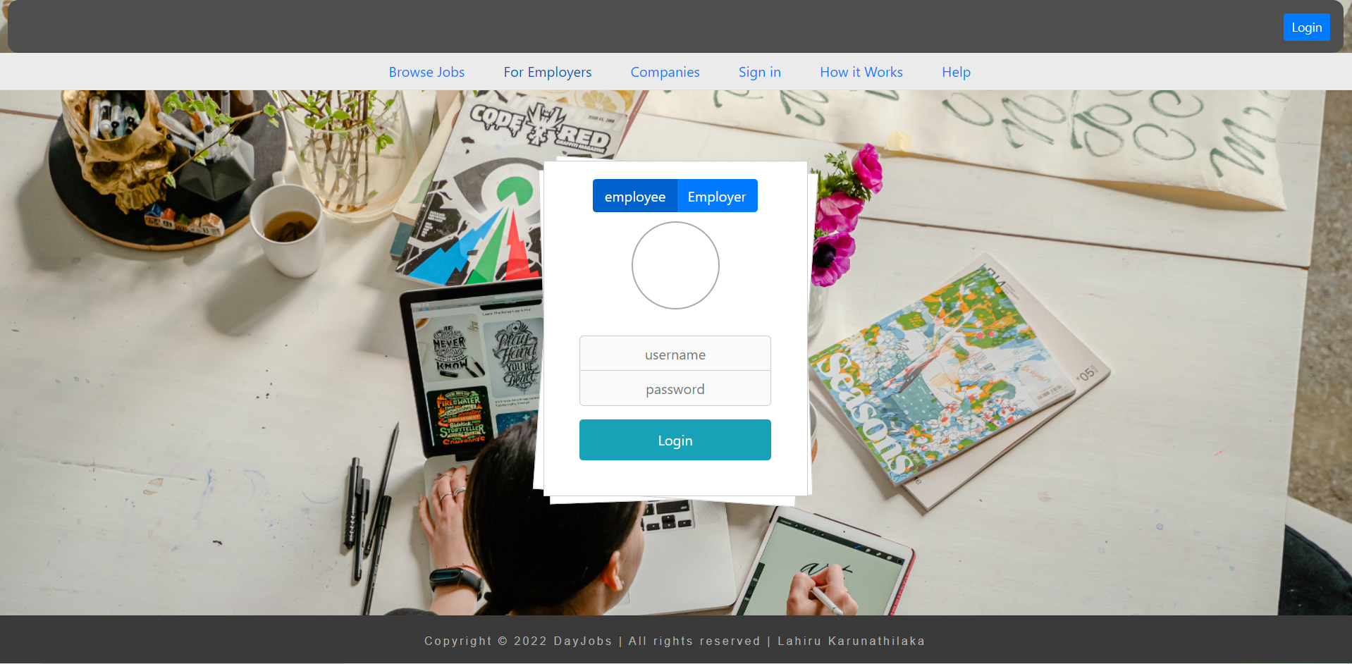 Online Part time job portal 