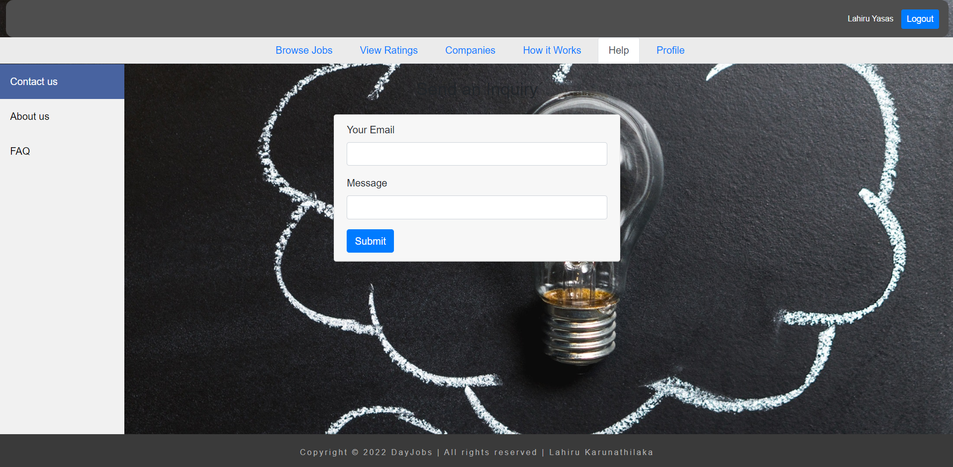 Online Part time job portal 