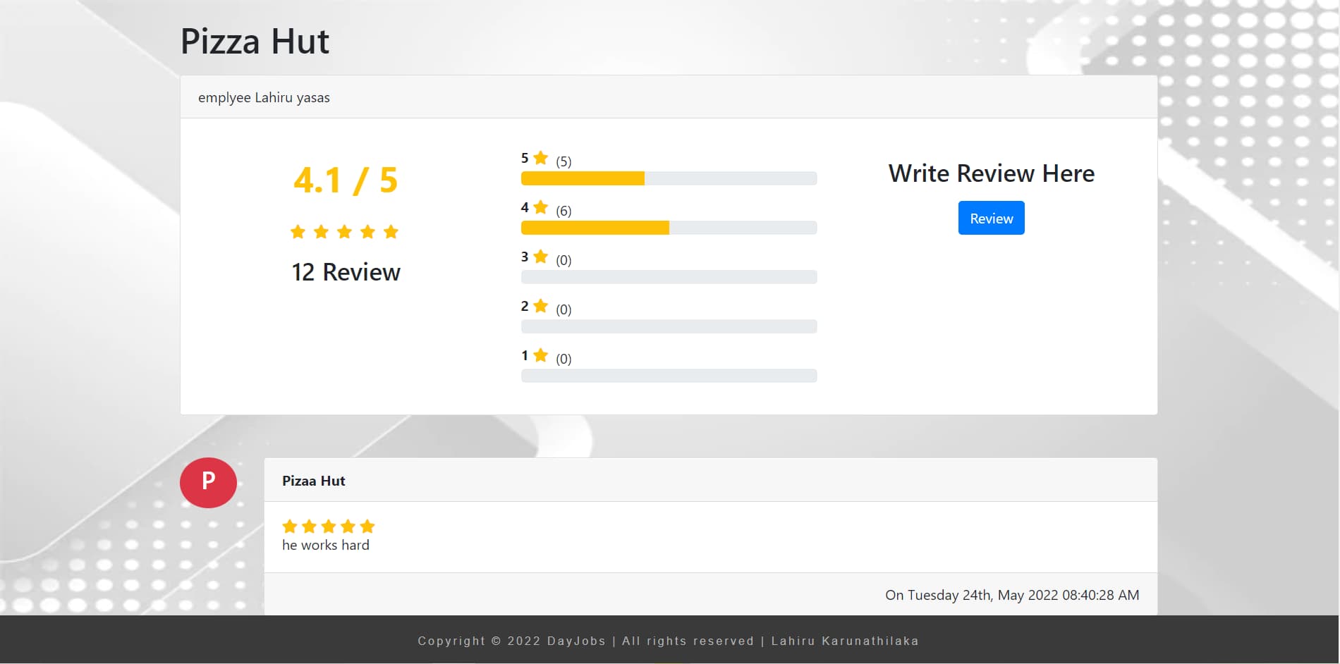 Online Part-Time Job Portal screenshot 7