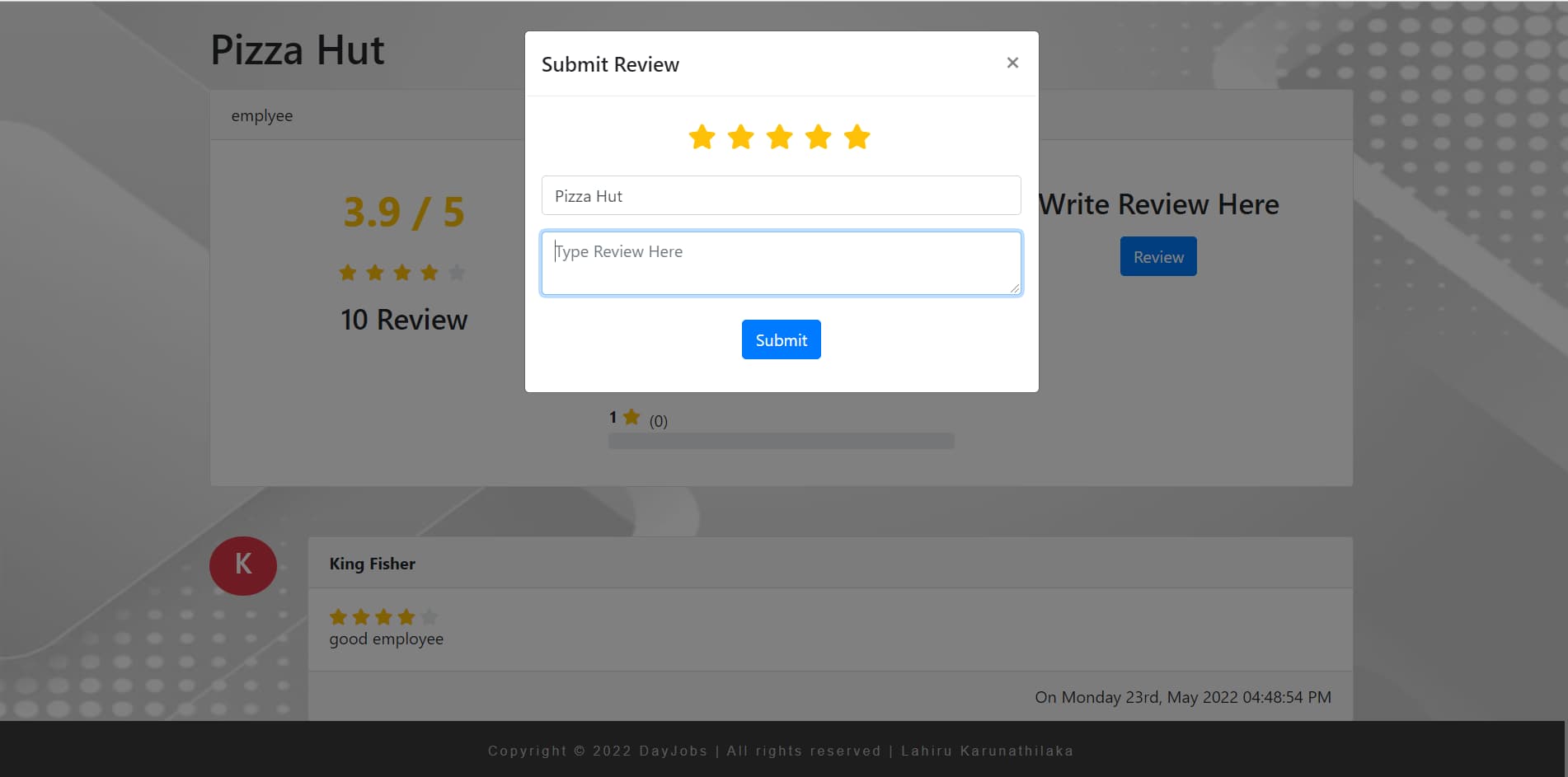 Online Part-Time Job Portal screenshot 8
