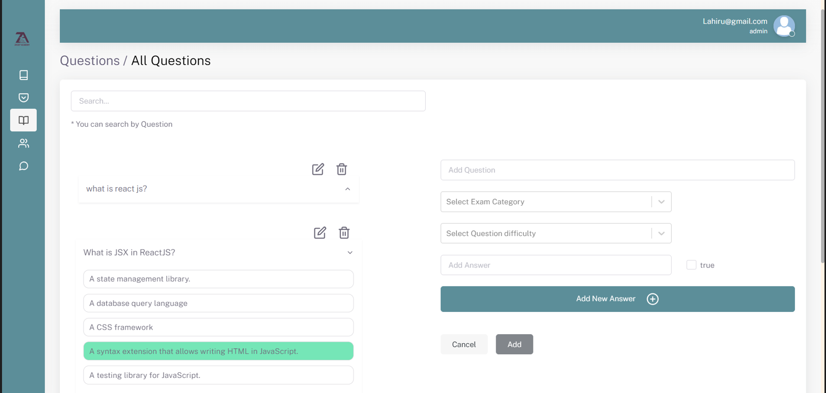 Learning Material System