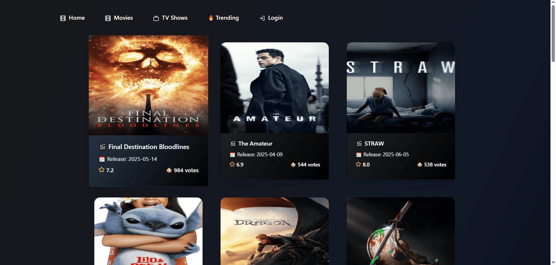 Trending Movies & TV Shows screenshot 1