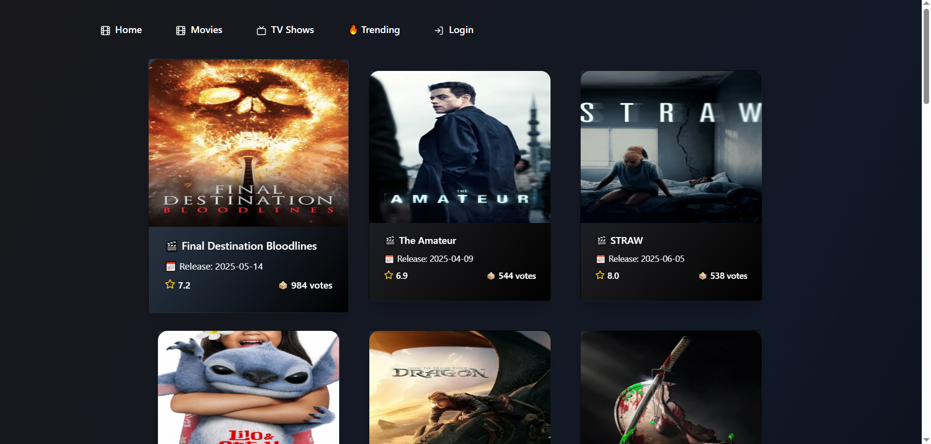 Latest Trending Movies & Tv Shows