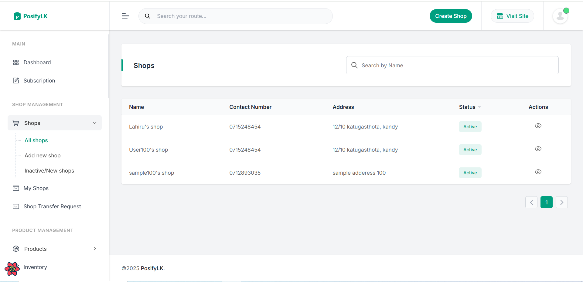 PosifyLK - Multi Tenant POS System
