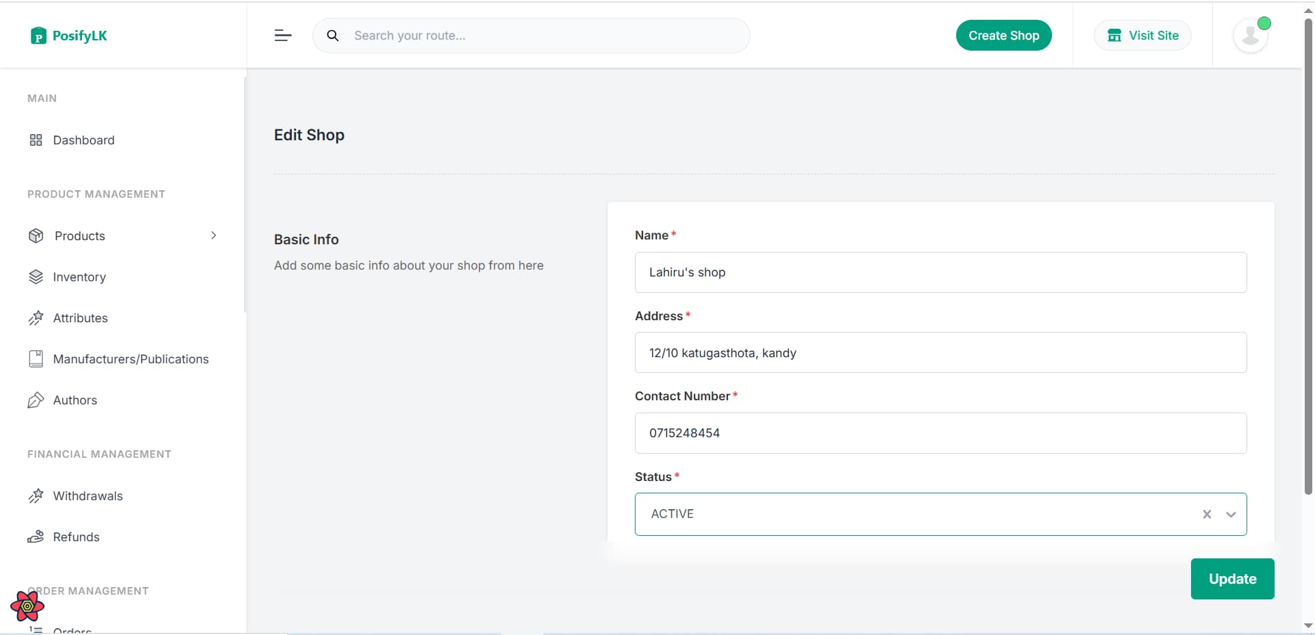 PosifyLK — Multi-Tenant POS System screenshot 2